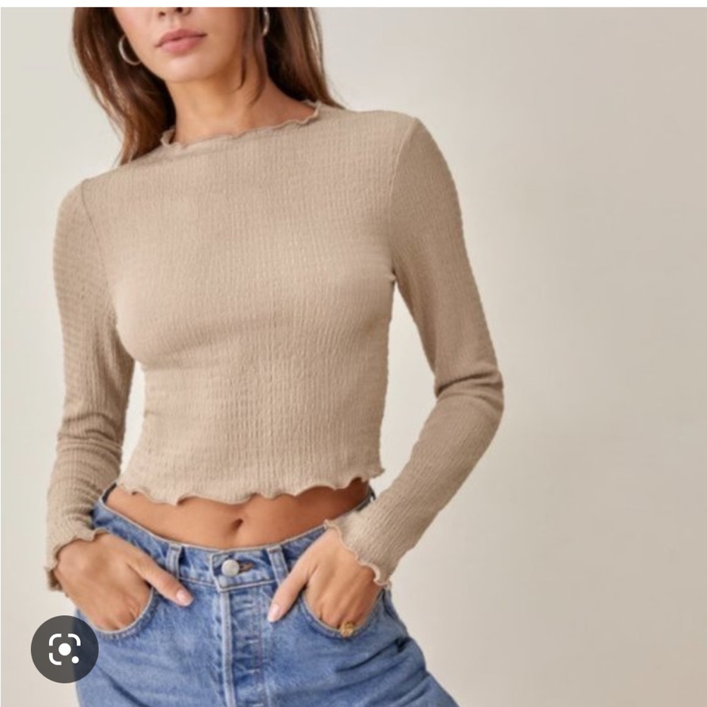 Reformation Zayne Long sleeve Top